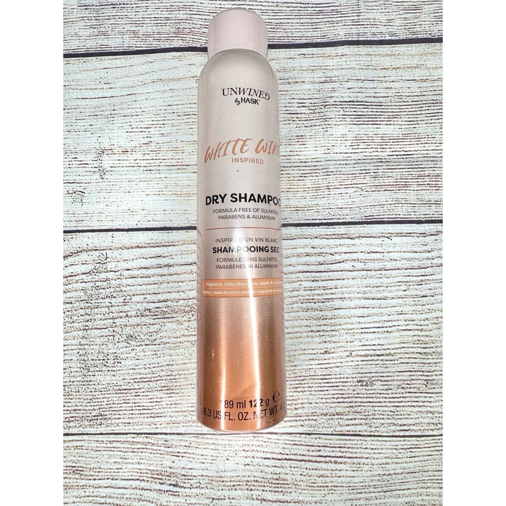 Hask Unwined WHITE‎ WINE  Inspired Dry Shampoo 6.3 oz Free Of Sulfates 189ml